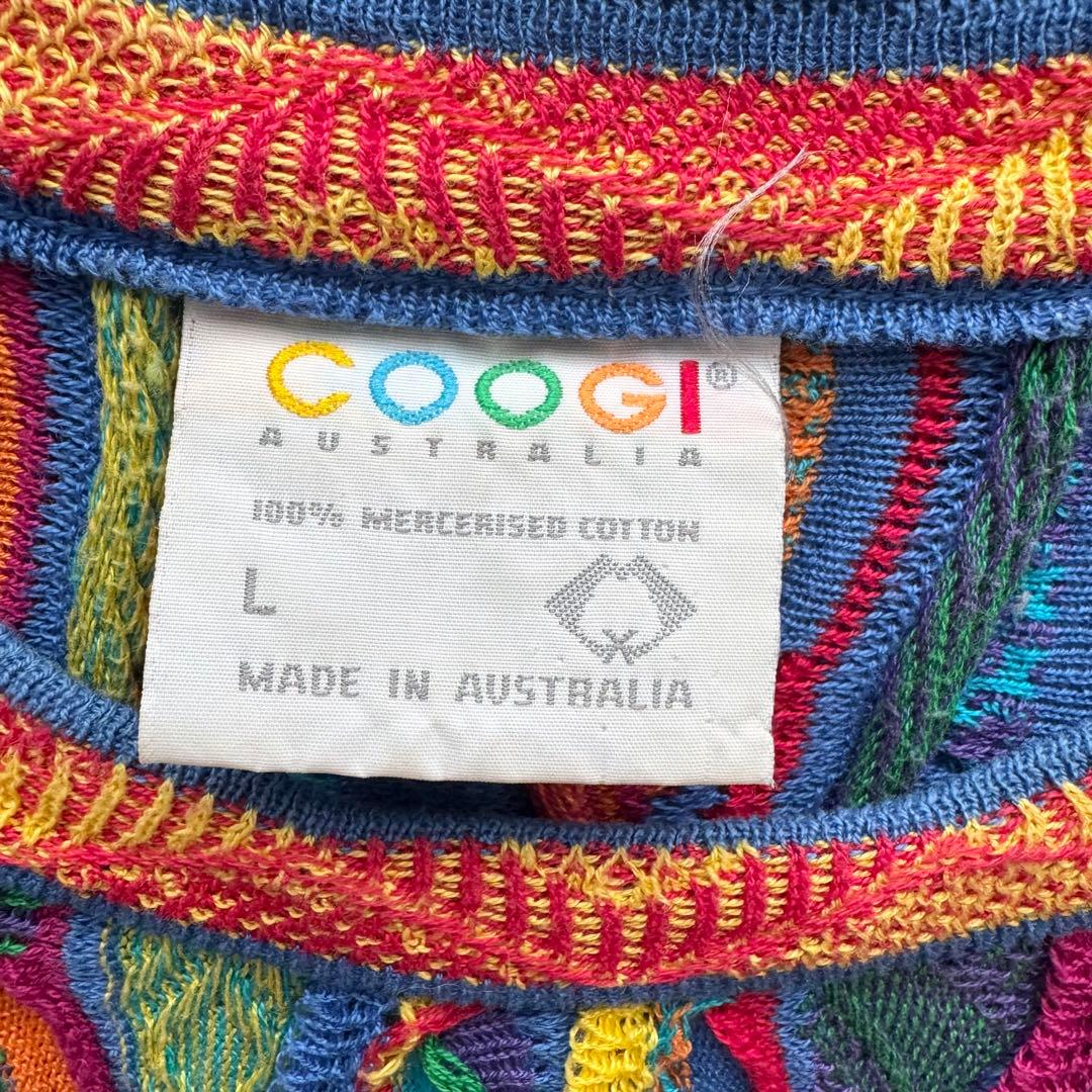 クージー】3Dニット セーター Lサイズ マルチカラー 立体編み - メルカリ