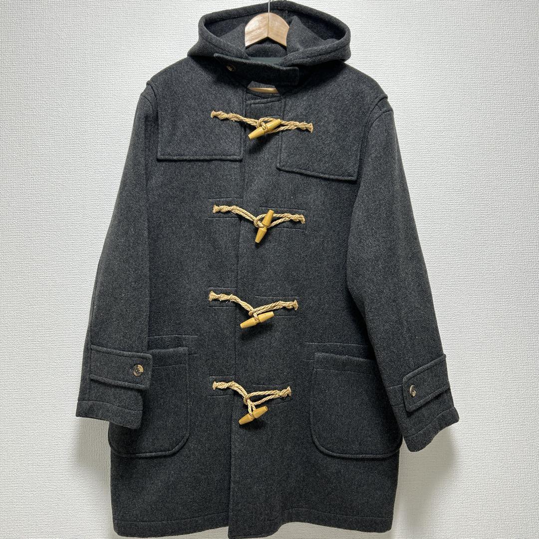 美品　PORO Ralph Lauren USA製　90sダッフルコート 90s USA製 ポロ ラルフローレン ウール ダッフルコート 紺 M