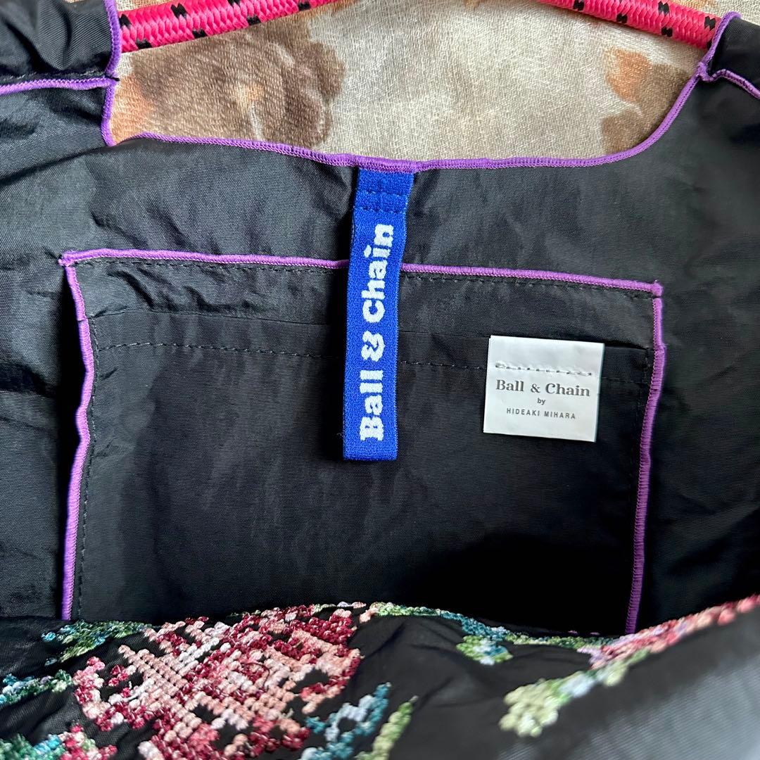 数量限定】ボールアンドチェーン×トリイユキ Pixel Rose エコバッグ