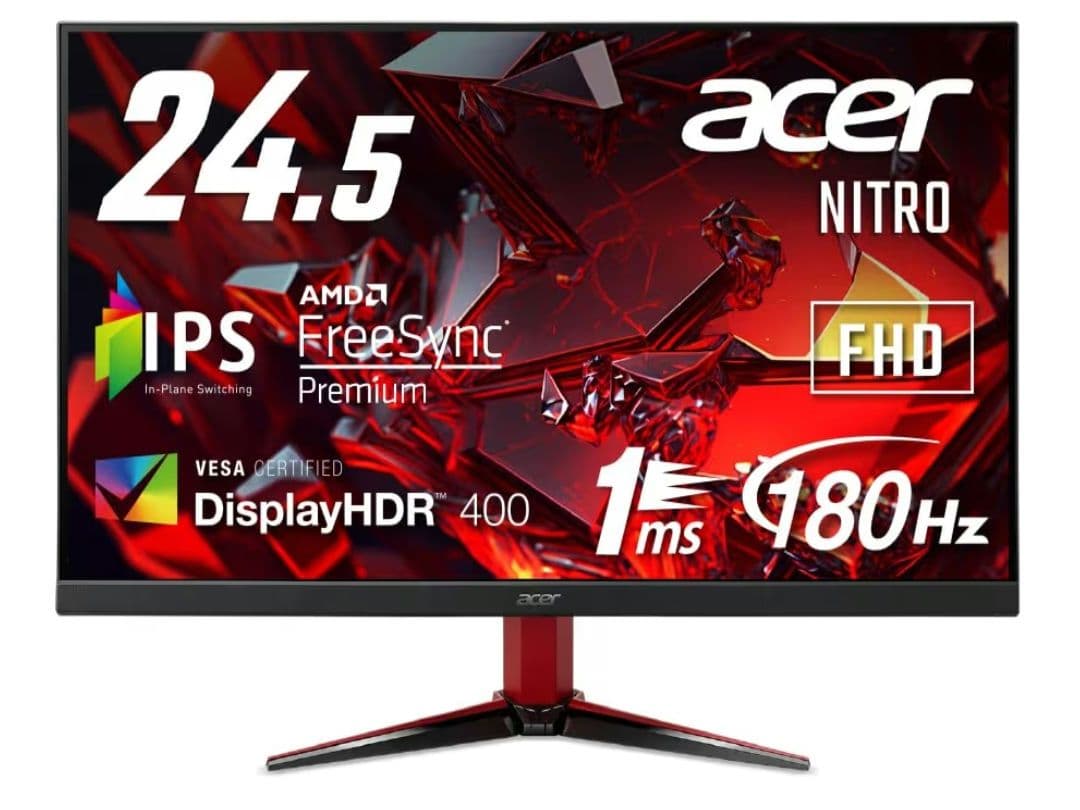 Acer Nitro 24.5インチ 180Hz VG252QM3bmiipx Amazon.com: acer Nitro 24.5