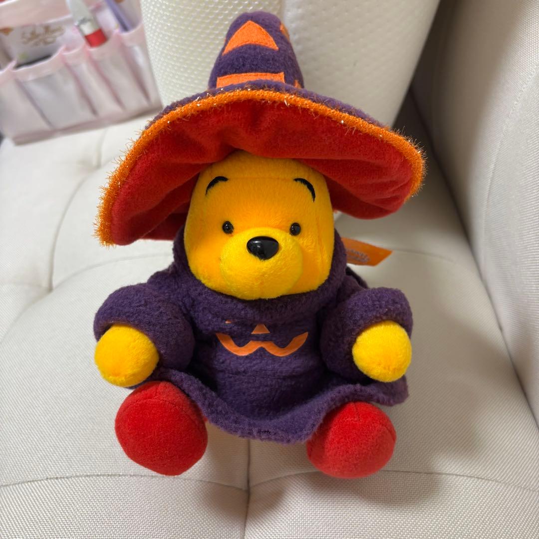 ディズニーストア プーさん ハロウィン限定 ぬいぐるみ 2005 タグ付き