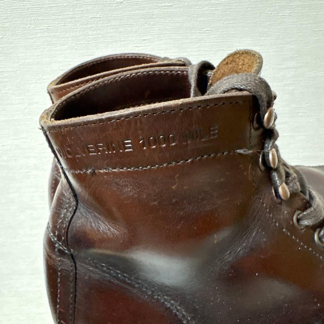 ウルヴァリン 1000マイル 25.5cm 7D ブラウン ブーツ ワークブーツ