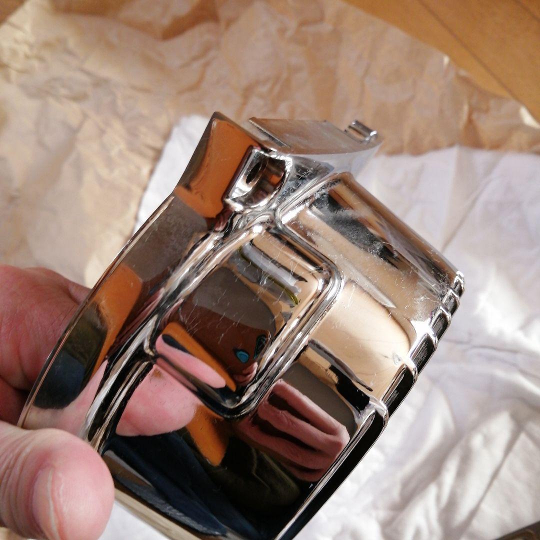 SUZUKI GT380 ダイナモカバー スプロケカバー メッキ - パーツ