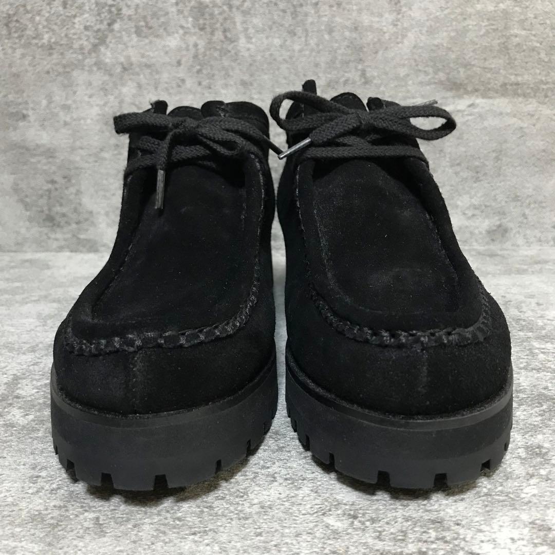 ほぼ未使用】SHIUN スウェード レザー モカシンシューズ Sサイズ ほぼ