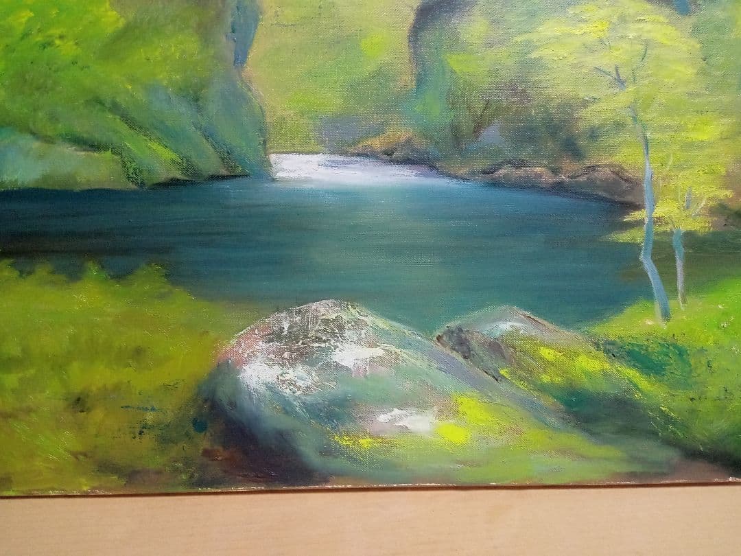 堀場道明の油彩画F10号です