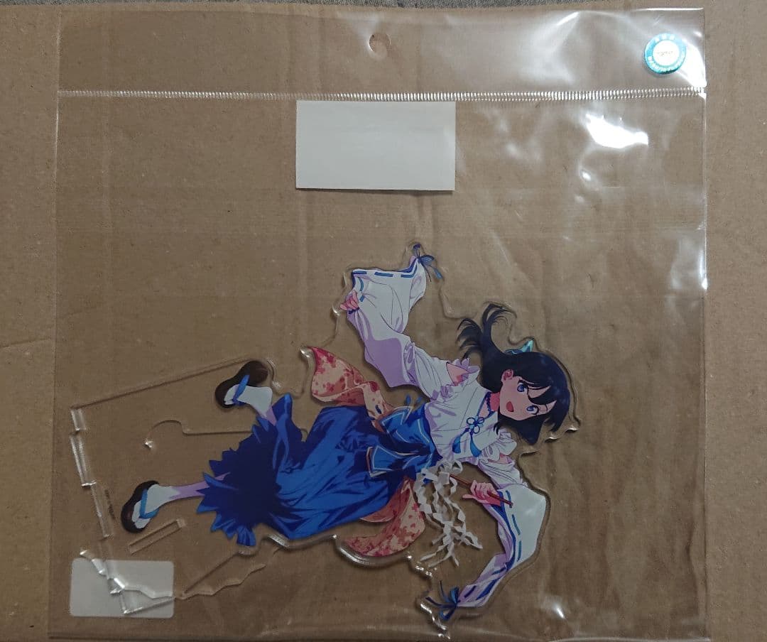 小原鞠莉】ペーパースタンディ エディオン Aqours ライブフォトパネル展