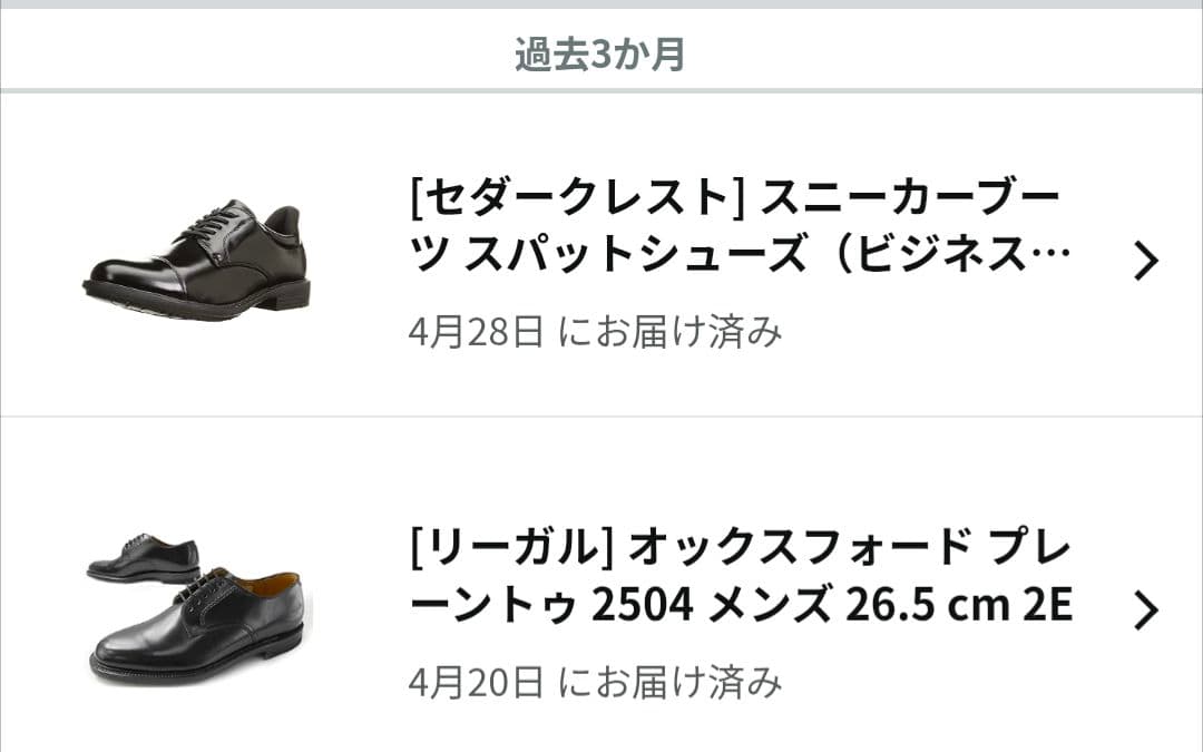 REGAL 2504 革靴 26.5cm 純正インソール付き 美品 ビジネス