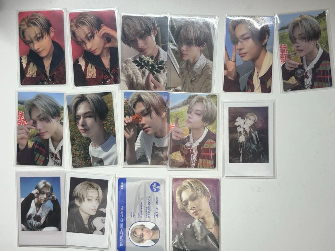 ENHYPEN ニキ トレカまとめ売り orangeblood ググパケ - メルカリ