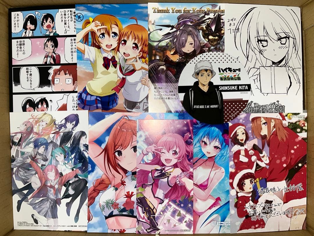 アニメグッズ キャラクター 特典 紙雑貨 紙類 1500点以上 大量 まとめ