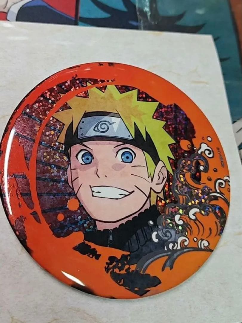 NARUTO 疾風伝 うずまきナルト おおきなきらきら缶バッジ 缶バッジ