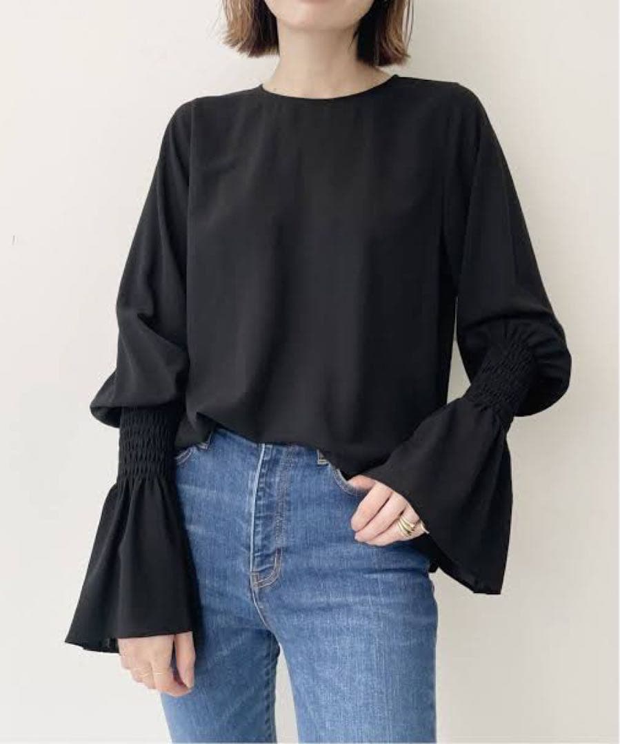 トップス L'Appartement Shirring Blouse Sheer Voile Shirring Blouse（シャツ／ブラウス）｜L'Appartement
