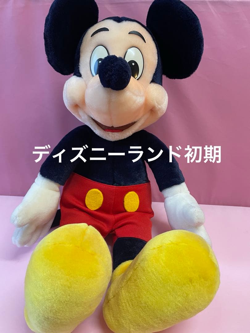 ディズニーランド初期ミッキーぬいぐるみ - メルカリ