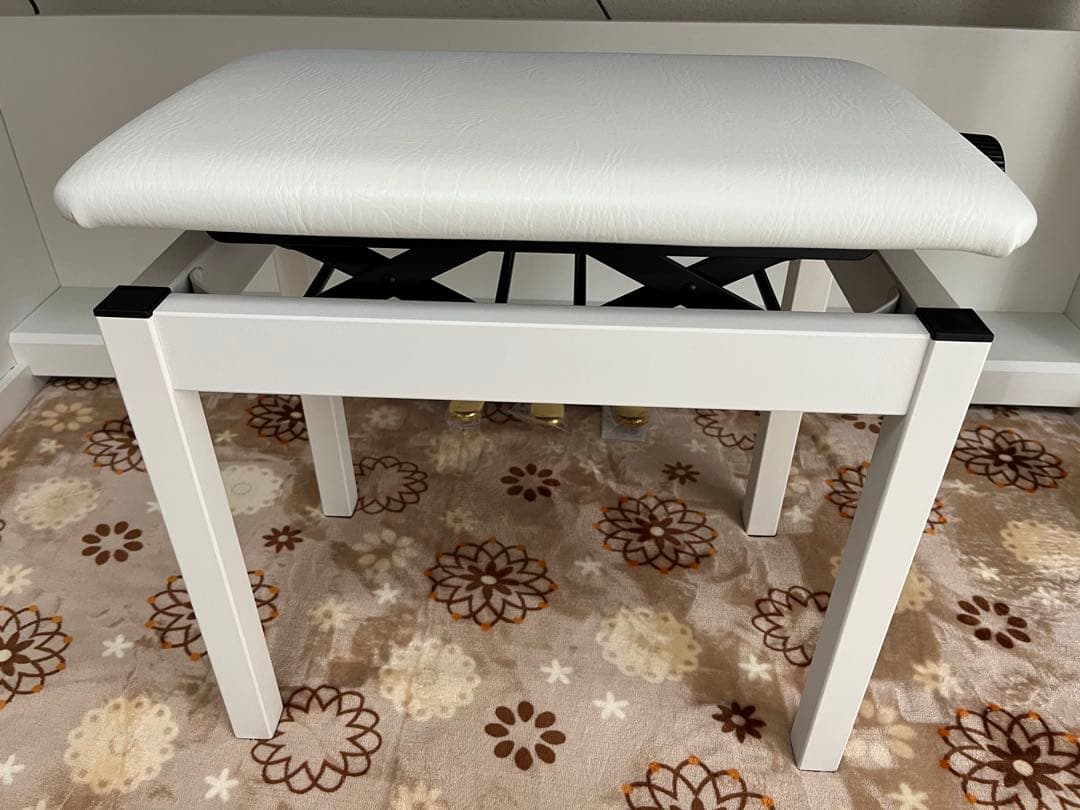 ②Roland 電子ピアノの椅子 電子ピアノ（ブラック）【固定椅子付き】 | ローランド | F107-BK