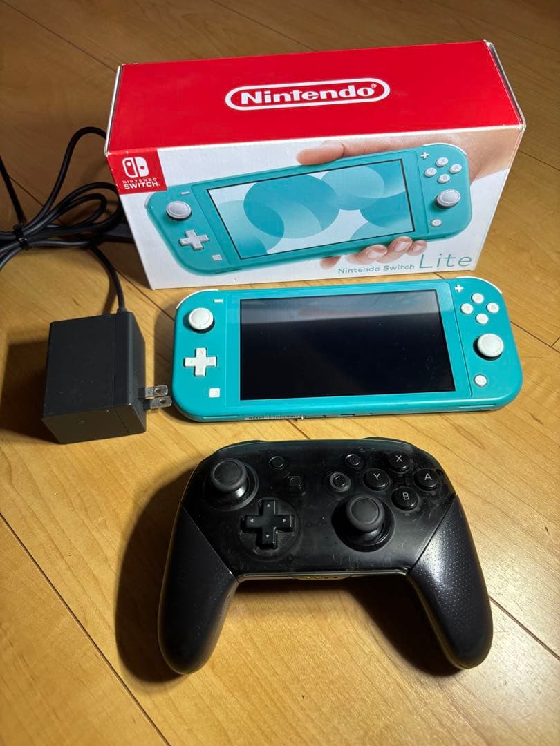 Nintendo Switch Lite ターコイズ本体 充電器付き
