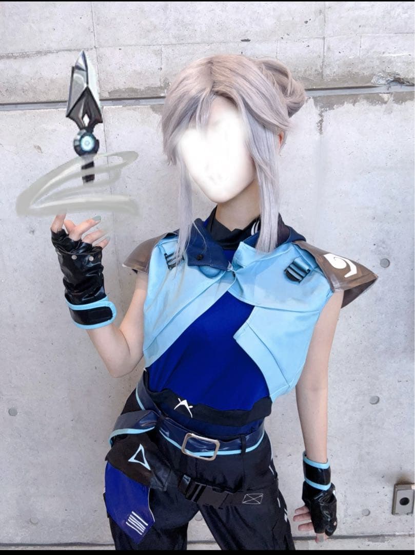 VALORANT ジェットコスプレ衣装➕ウィッグ Sサイズ Amazon.co.jp: ジェット VALORANT ヴァロラント Jett コスプレウィッグ