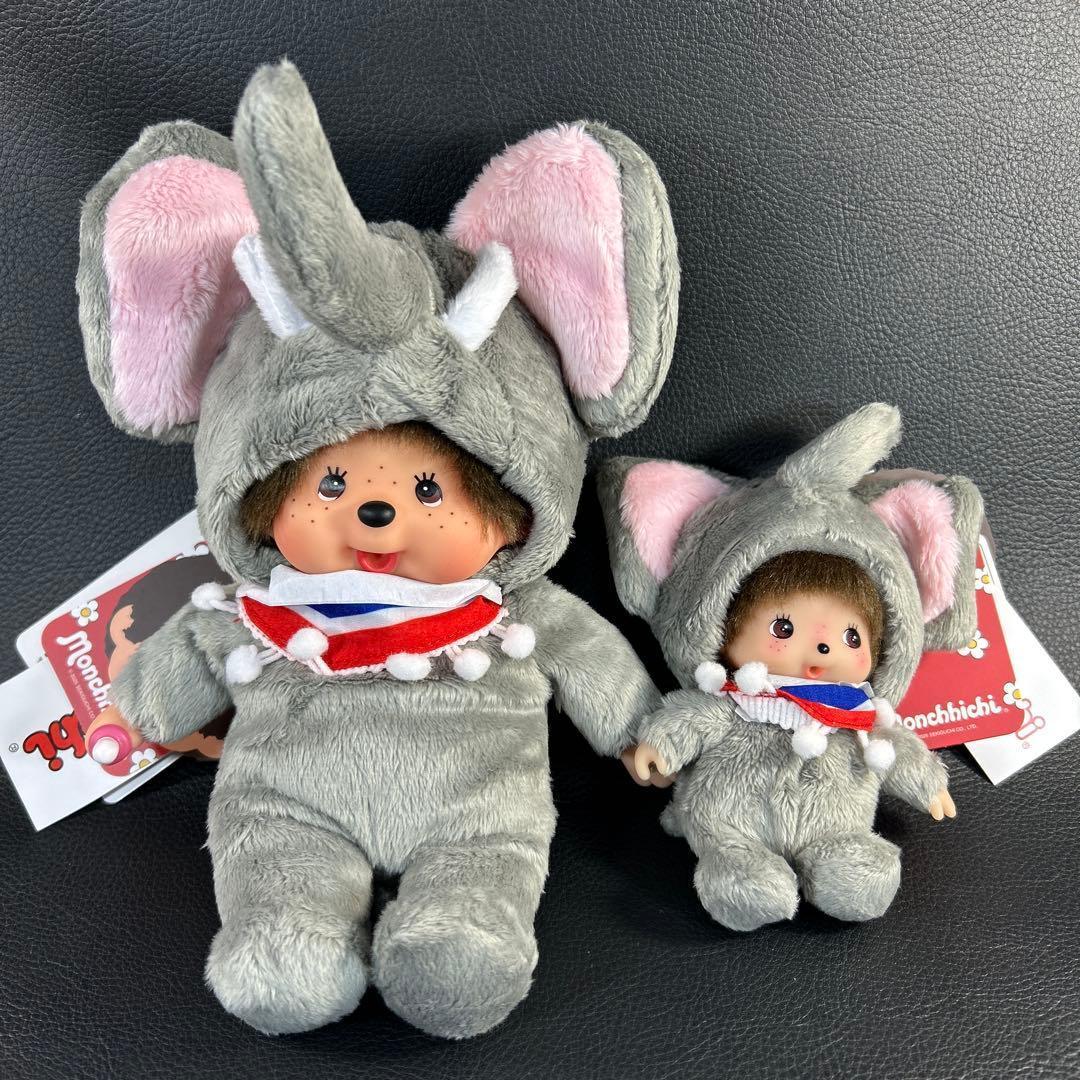 モンチッチ タイ限定 ゾウ着ぐるみ 2体セット タグ付き - メルカリ