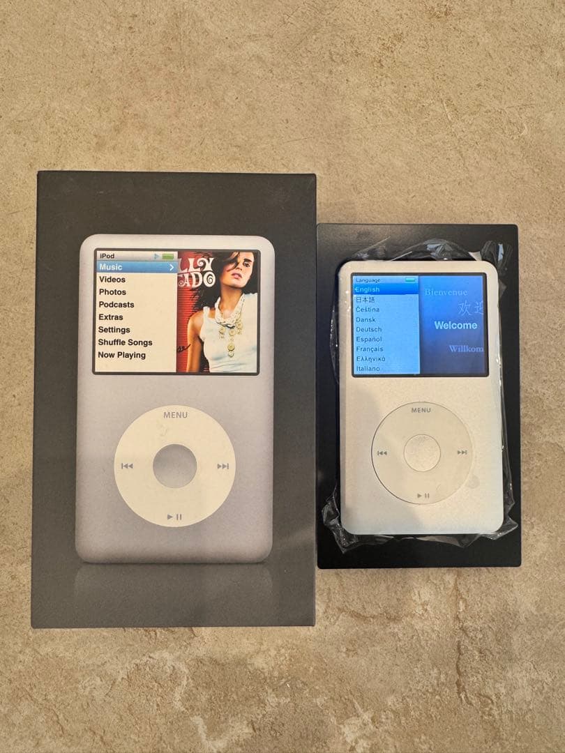 極美品 iPod classic A1238 80GB 新品バッテリー箱付き - メルカリ