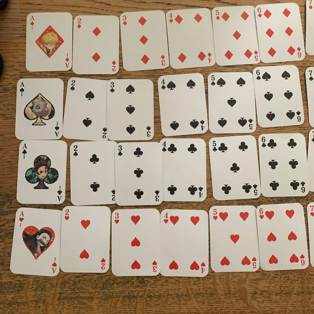 鬼滅の刃トランプ52枚セット52枚粗品 - メルカリ