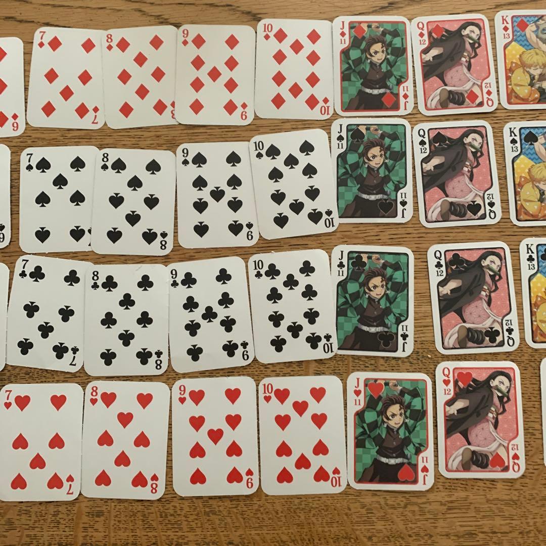 鬼滅の刃トランプ52枚セット52枚粗品 - メルカリ