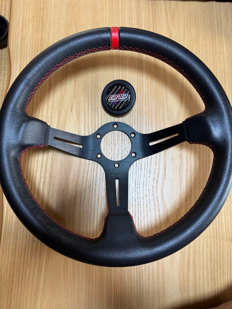 DND ステアリング　レザー製 楽天市場】DND Performance Interior Race レザー タンステッチ 350mm