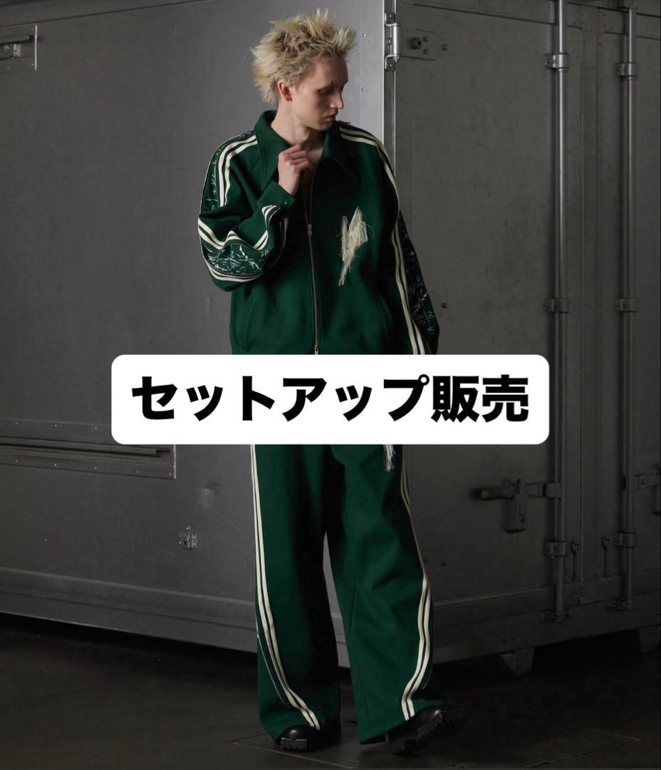 Grancy トラック ジャージ グリーンSサイズ　セットアップ Grancy トラック ジャージ グリーンSサイズ セットアップ GRANCY