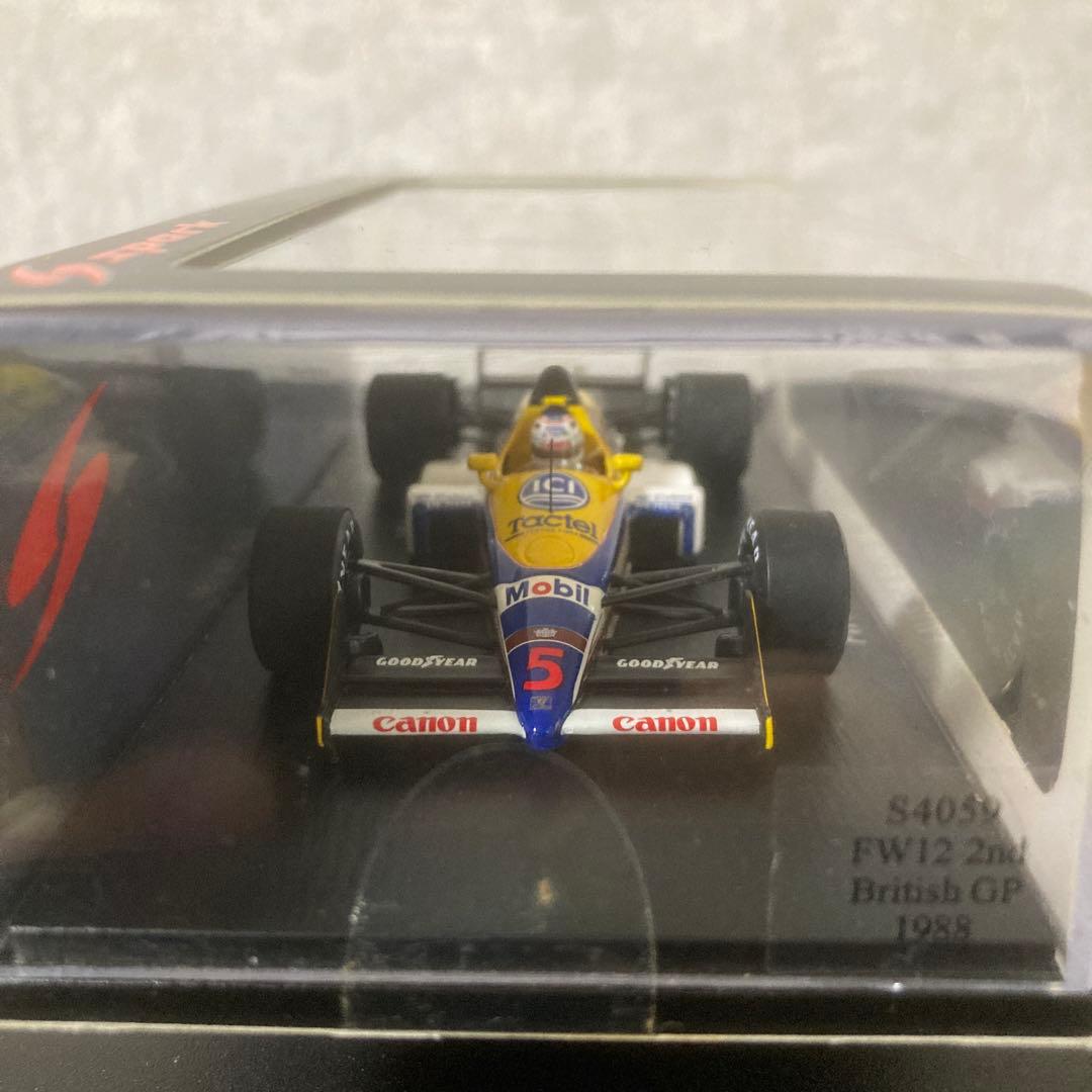 F1 スパーク ウィリアムズ FW12 2nd ナイジェル マンセル - ミニカー