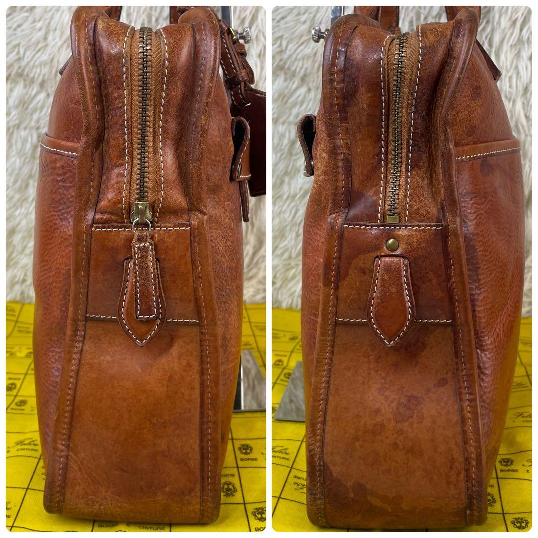 Felisiフェリージ オールレザー ビジネスバック ブリーフケース A4 本