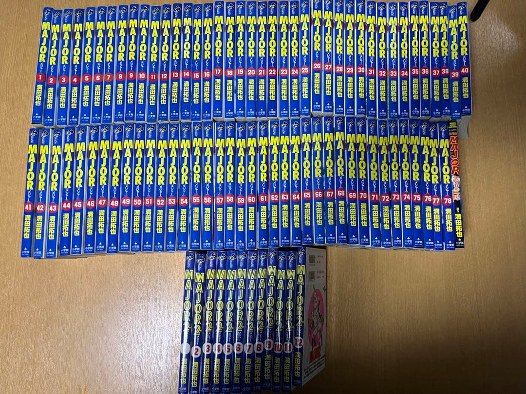 メジャー全巻(1-78巻)　メジャー2nd1〜12巻セット 新品 / メジャーMAJOR(1-78巻 全巻) 全巻セット : 漫画全巻ドットコム