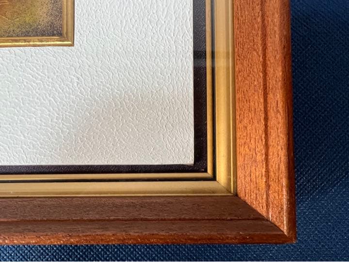 友浦清太郎 七宝「鳳凰」 額