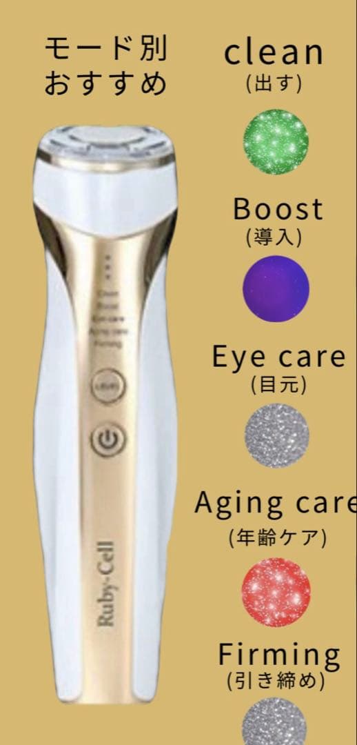 新品・未開封 Ruby-Cell Beauty Master美顔器