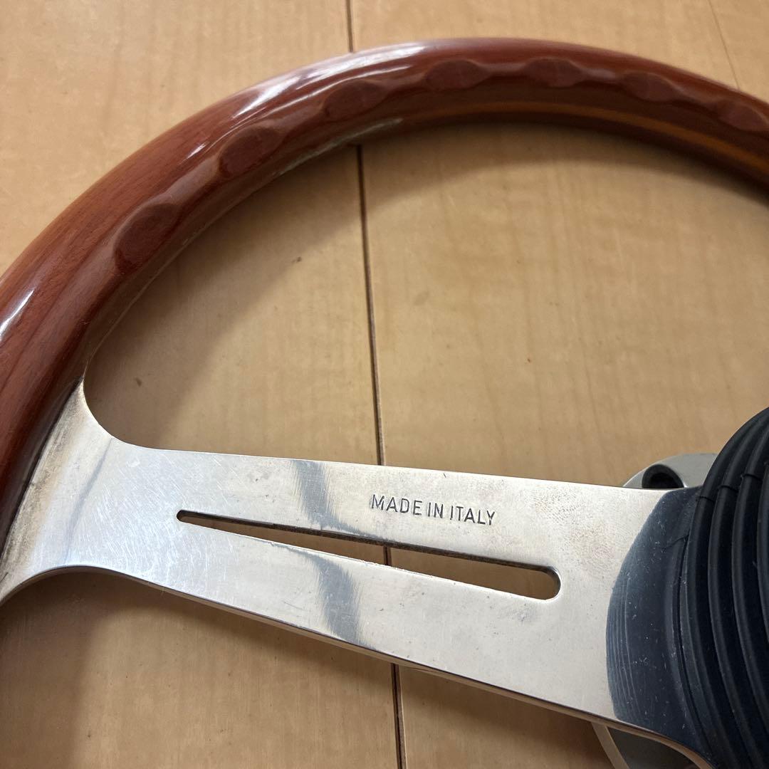 【ビンテージ】ナルディ クラシック　ウッド　ステアリング　36.5cm