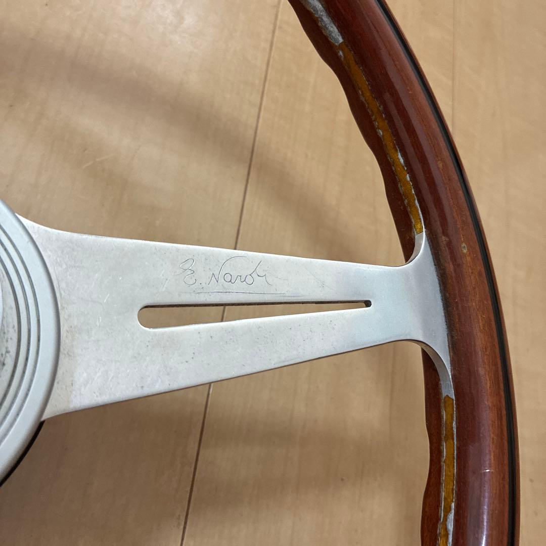 【ビンテージ】ナルディ クラシック　ウッド　ステアリング　36.5cm