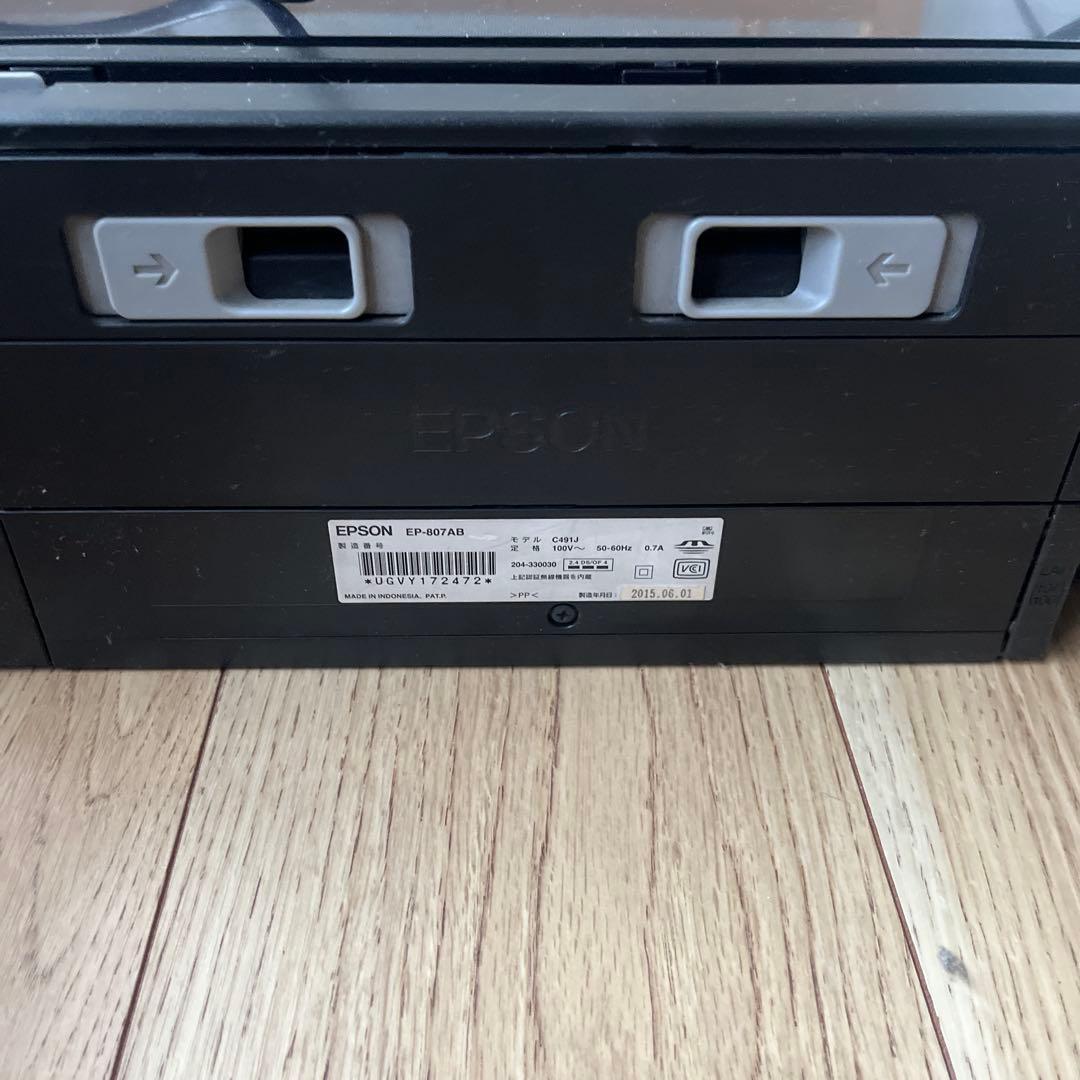ジャンク品】EPSON EP-807AB インクジェットプリンター - メルカリ