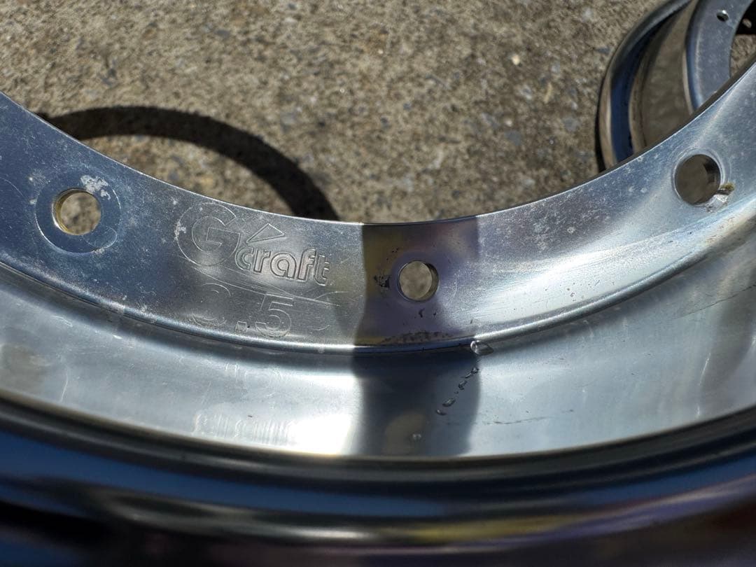 Gクラフト 10インチ 3.5J 1本分 ダックス/シャリー 39362