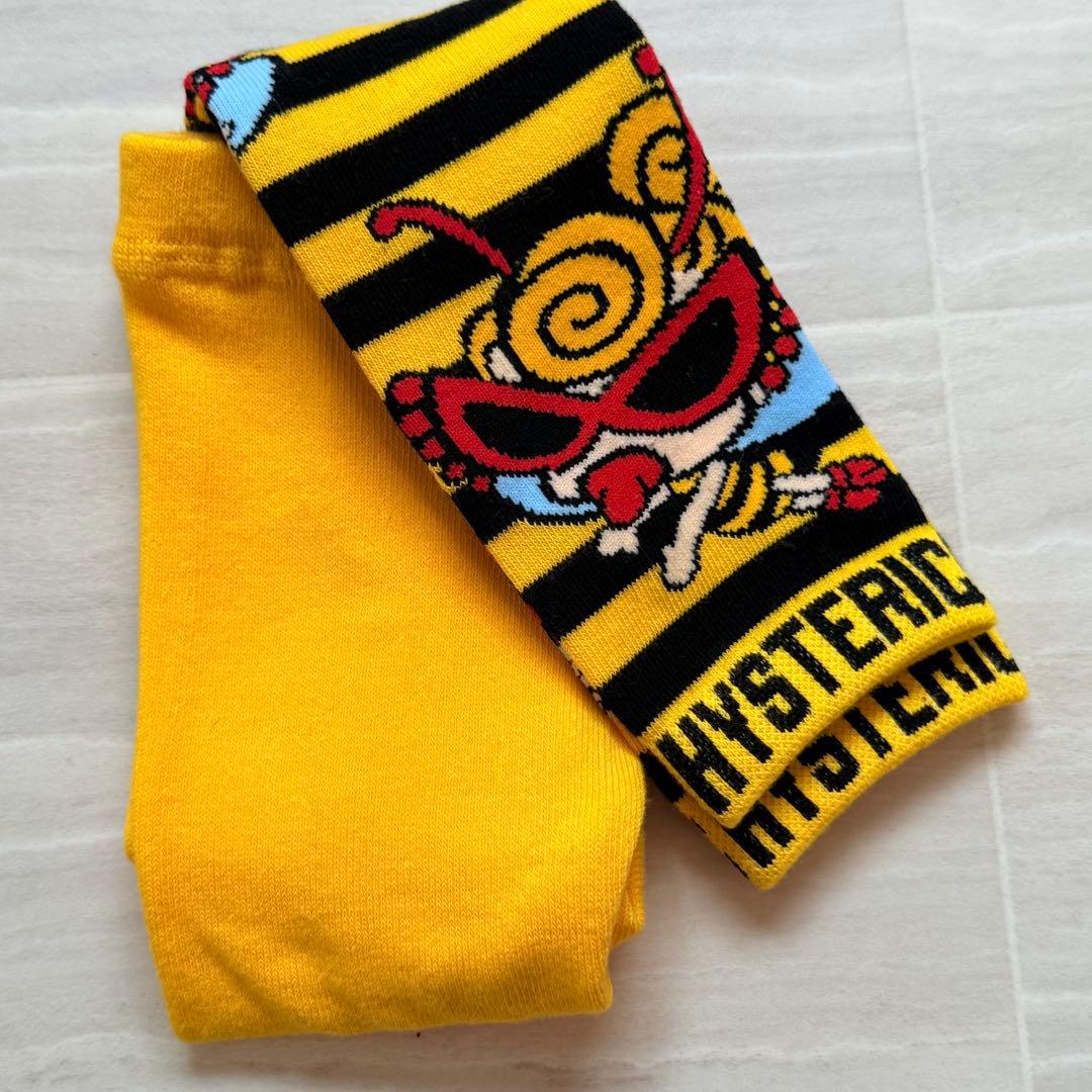 0*3様 ヒステリックミニ «90-100» ハチさん レギンス タイツ ボーダ