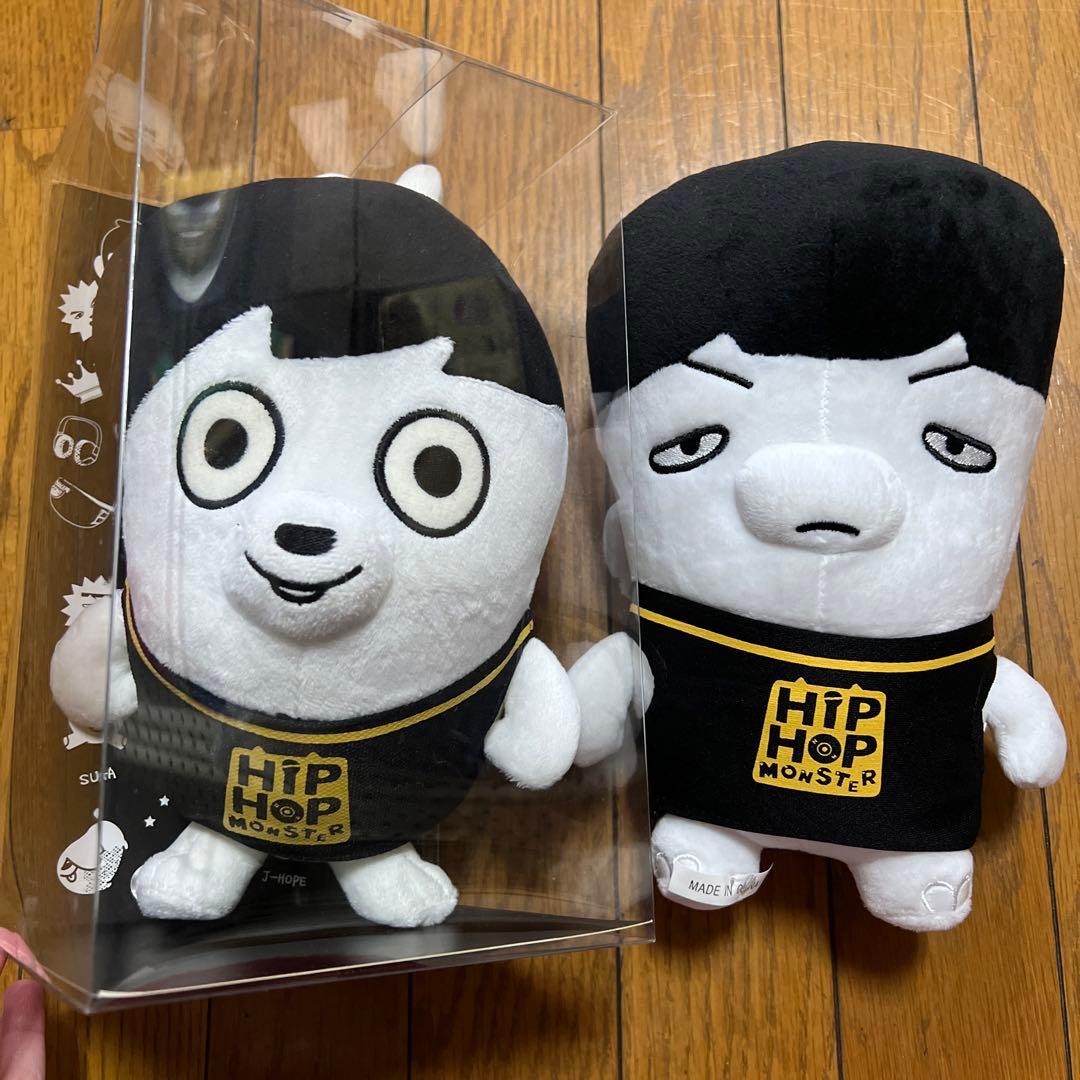 BTS HIPHOPMONSTER ぬいぐるみ ヒプモン グク ユンギ セット - メルカリ