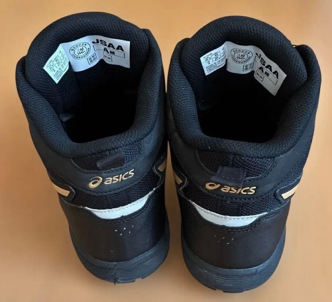 アシックス安全靴ブラックTSBOAシステム限定色WINJOBCP214 25cm - 安全