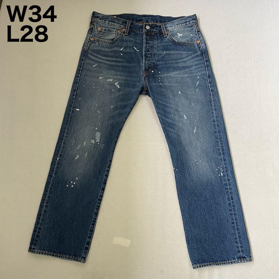 人気】リーバイス ジャーナルスタンダード 別注 501 W34 L28 ペンキ