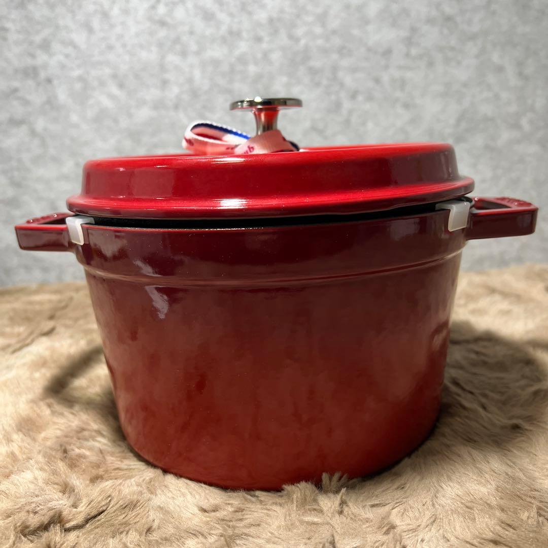 新品 ストウブ グランドココット ラウンド チェリー 20cm 1022857