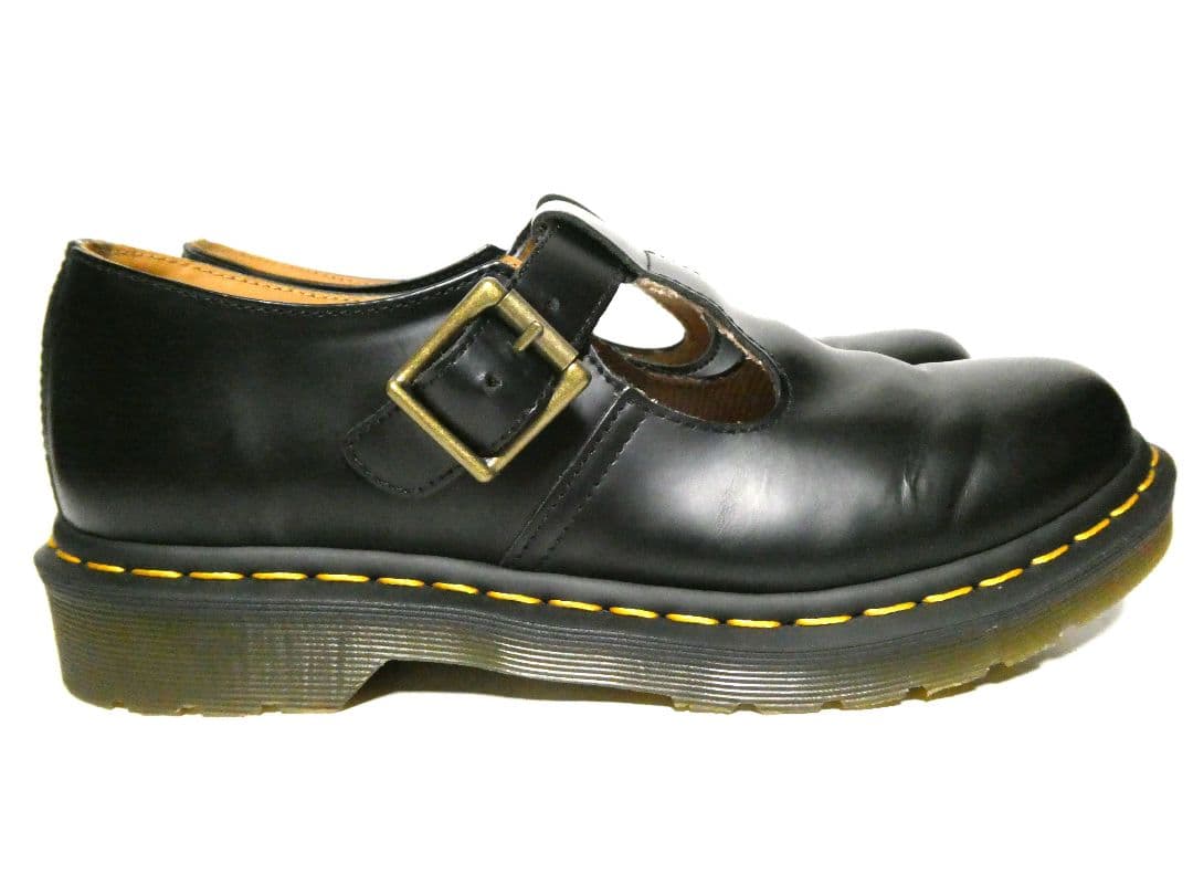 最大サイズUK6！極上美品！ドクターマーチンPOLLEYTバーストラップ