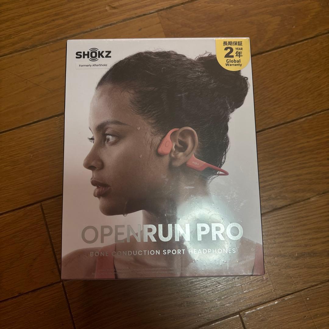 SHOKZ OPENRUN PRO 骨伝導イヤホン ピンク 骨伝導イヤホン OpenRun Pro ピンク SKZ-EP-000010 [骨伝導型