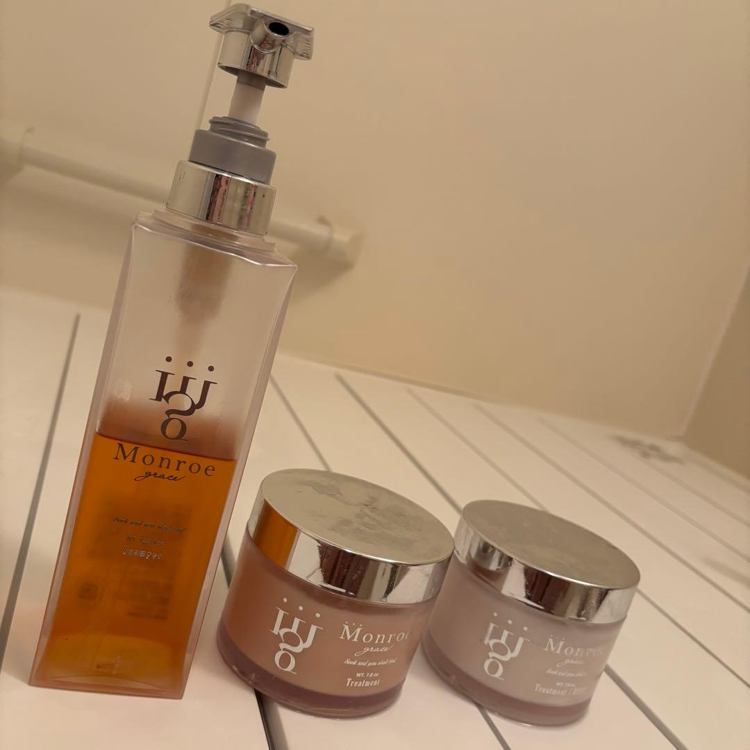 モンローグレイス 3点セット☆箱あり 楽天市場】モンローグレイス 3種セット シャンプー トリートメント