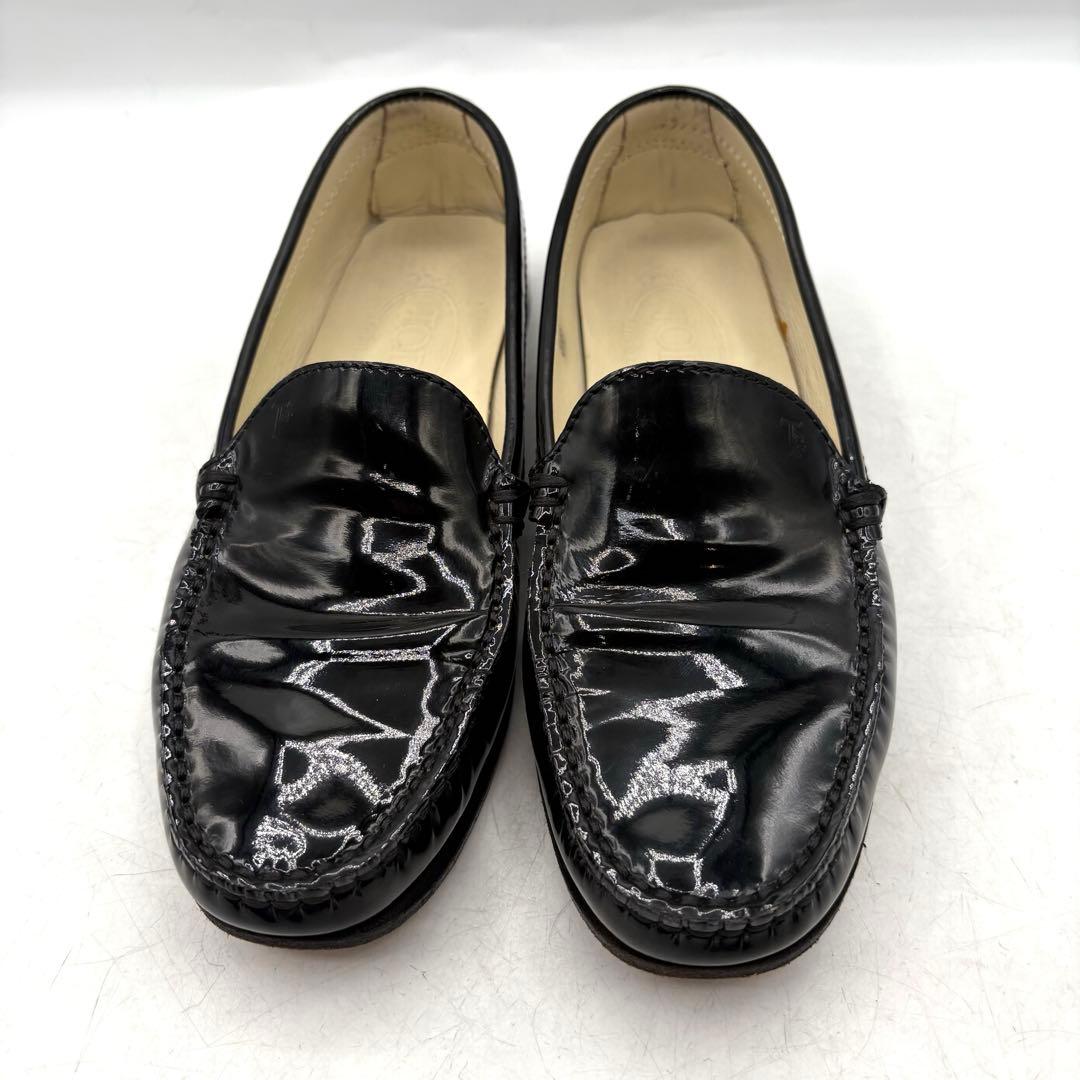 美品✨ TOD'S ds MOC 【23.0cm】 スリッポン 黒