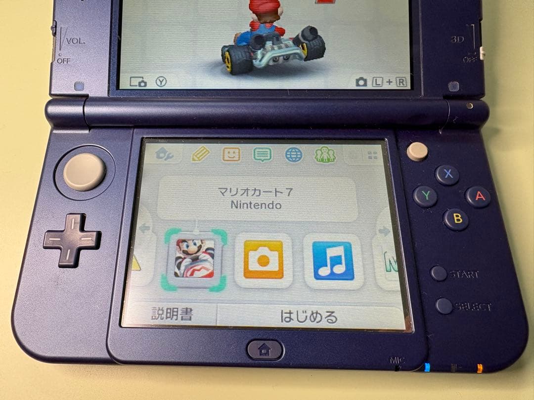 極美品‼️Newニンテンドー3DS LL メタリックブルー おまけソフト付き5