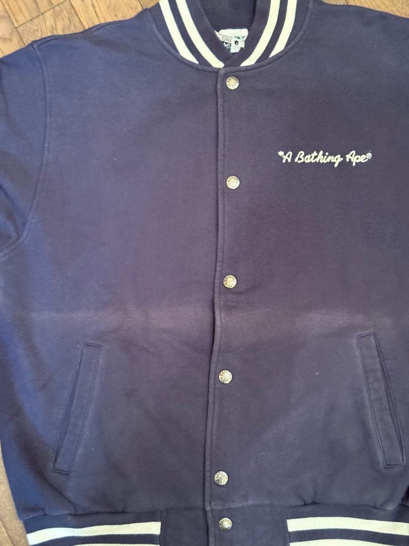 アベイシングエイプ スウェットスタジャン ジェネラル ワッペン