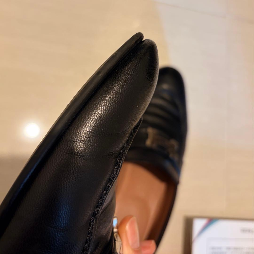 HERMES エルメス 36.5 モカシン《パリ》シルバー金具