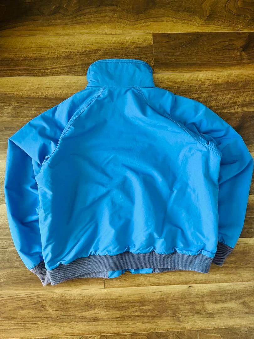 80s L.L.Bean ウォームアップジャケット USA製 青 Ｌ