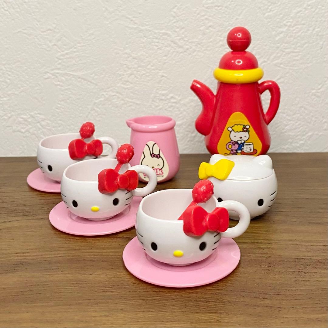 ハローキティ キティちゃん おままごとセット カップ＆ソーサー ポット