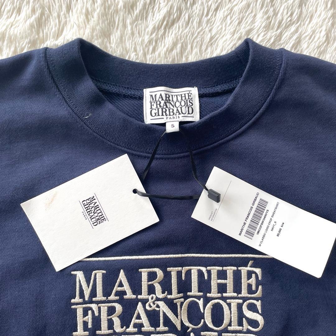 MARITHE ＋ FRANOIS GIRBAUD ネイビー スウェット 刺繍 - メルカリ