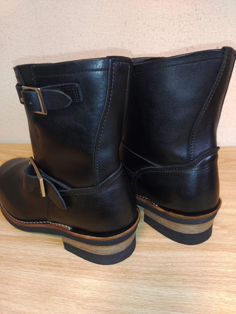 【最終処分価格!】HAWKINS 黒 レザー エンジニアブーツ 25.5Cm